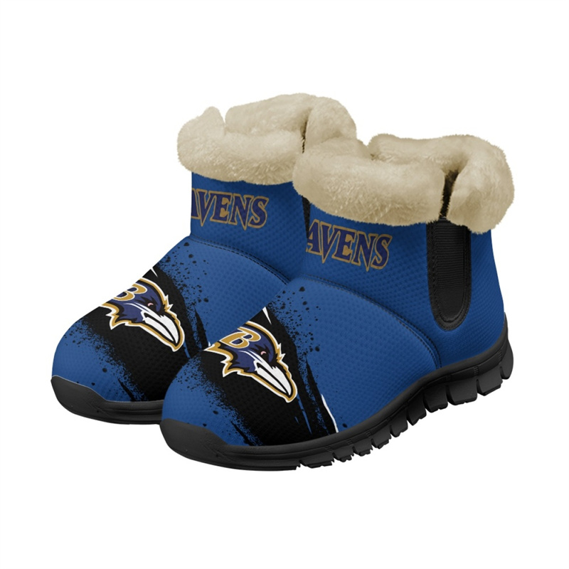 Women's Baltimore Ravens 2024 Snow Boots/Shoes 002(Pls check description for details)